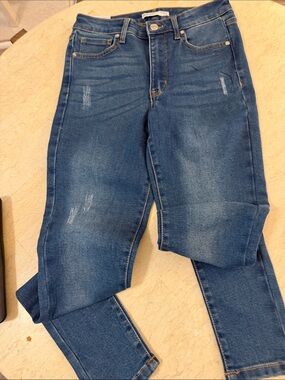Nine West Distressed Blue Women's Skinny Jeans
